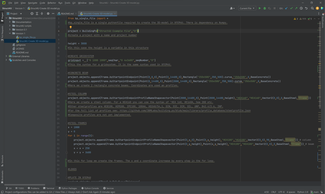 Parametric Design and Python - Struct4u